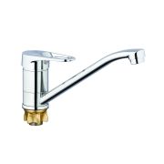 Смеситель «G-LAUF» (4Т4-А043) кухня 1-рук/ гайка/ длин. излив
