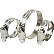 Хомут хром. червячный «SMS»  80-100 мм (уп=50 шт)