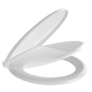 Сиденье «ZEGOR» для унитаза белое микролифт (S207-2)