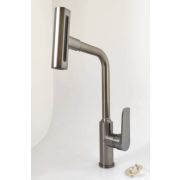 Смеситель «LEMEN» D35 кухня вариативный излив Графит (G92012 H1)