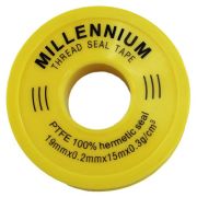 ФУМ лента большая Желтая (19мм-0,20мм-15м) Millennium